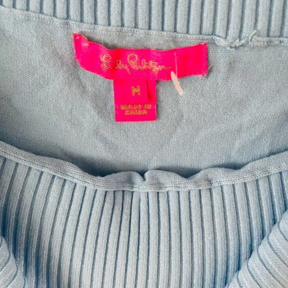 Lilly Pulitzer Siesta Off The Shoulder Sweater Size M - Picture 3 of 5
